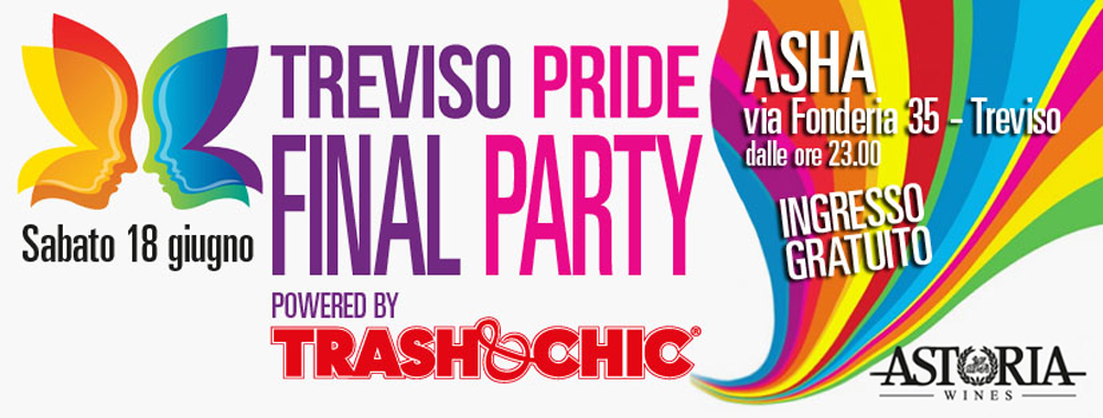 Party #TrevisoPride2016 - grafica evento